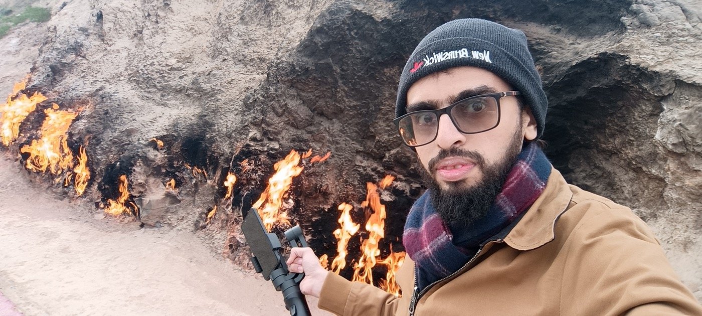 Yanar Dag — Azerbaijan's famous Fire Mountain near Baku